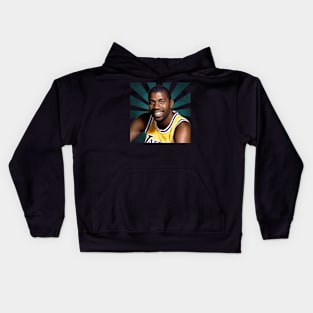 Magic Johnson II Retro Pixel II 70s Kids Hoodie